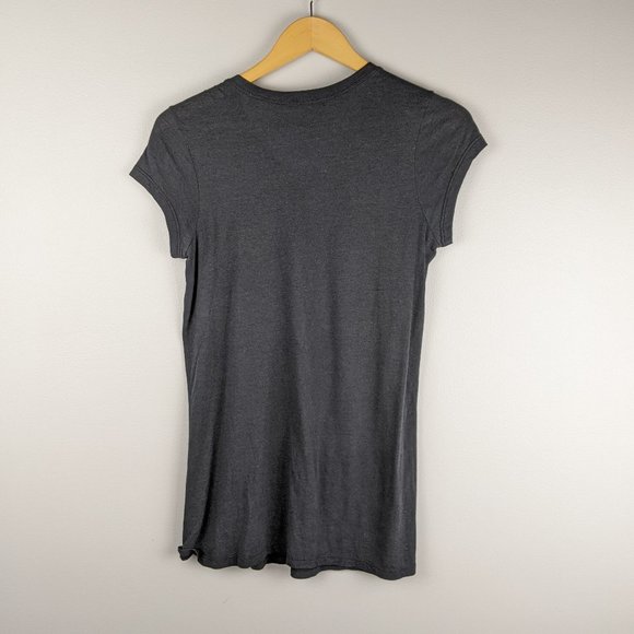 Vince Black V-Neck Short Sleeve Cotton T-Shirt S - Picture 6 of 6